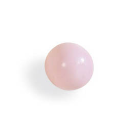 Kindermöbelknopf - Kugel  (rosa lackiert )